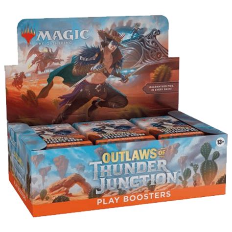 magic the gathering outlaws of thunder junction play booster box|outlaws of thunder junction booster display.